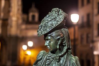 La Regenta, Oviedo, Estatua, Bronce, España, Asturias